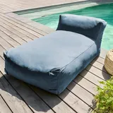 Oviala Chaiselongue für modulare Gartenmöbel in Pazifikblau - Mixi