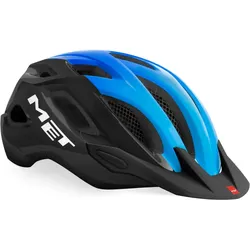 MET Fahrradhelm Crossover BLAU|azurblau S