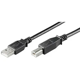 goobay USB-A auf USB-B 1,8 m Schwarz
