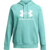 Under Armour Damen Kapuzensweat UA RIVAL FLEECE, RADIAL TURQUOISE,