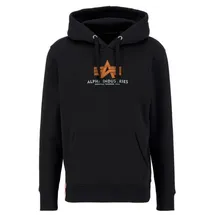 Alpha Industries Basic Rubber Kapuzenpullover Black L