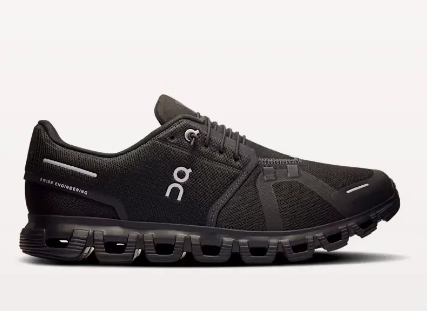 ON Cloud 6 Sportschuhe/Sneaker Herren Black / Black, Gr. 43