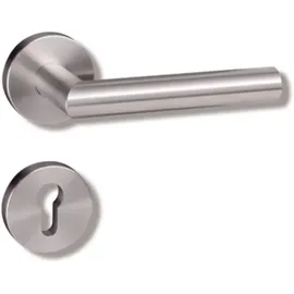 Hewi Rosettengarnitur BB-Buntbart Edelstahl Silber/Weiß 162XAH01.230