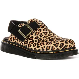 Dr. Martens Airwair Dr. Martens Jorge 2 Clogs Pantolette braun LEO 41088200 für Damen, animal, Größe 39 EU