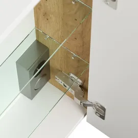 Posseik Spiegelschrank 100 cm eiche gold