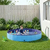 vidaXL Kinder Schwimmbecken Blau Ø200 x 30 cm