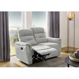 Jockenhöfer Couch Chenille 2-Sitzer Grau