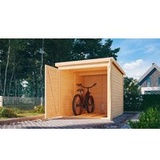 Karibu Fahrradgarage Jimmy natur B/H/T: ca. 163x167x216 cm - natur