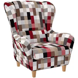 heimundgarten24.de Supellex Ohrensessel, Birke, Textil, 92x68x95 cm, Wohnzimmer, Sessel, Ohrensessel