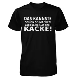 Kannst So Machen Kurzarm-Shirt schwarz XXL