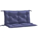 vidaXL Bankauflage 100 x 50 x 7 cm blau 2 St.
