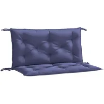 vidaXL Bankauflage 100 x 50 x 7 cm blau 2 St.