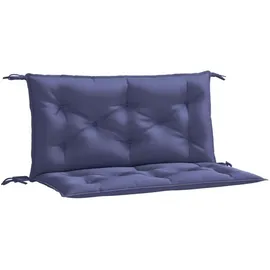 vidaXL Bankauflage 100 x 50 x 7 cm blau 2 St.
