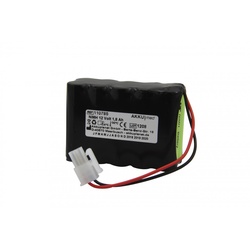 NiMH Akku passend für Cardiette Cardioline AR1200 View AR1200view 12 Volt/ 1,80 Ah - GP180AAH10YMXZ ***Achtung anderer Stecker als bei 110176 CE Konform