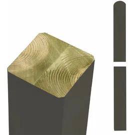 Plus Zaunpfahl 9 x 148 cm grau/Holz