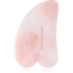 Crystallove Rose Quartz Gua Sha Massage Hilfsmittel 1 St.