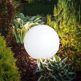 GLOBO Kugelleuchte Kunststoff 30x45 cm inkl. Kabel Smart RGB LED 10W 806Lm weiß