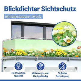 Maximex Balkonverkleidung 500 x 85 cm mehrfarbig Kunststoff