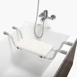 Badewannensitz, Hängender Badesitz, Badewannensitz Senioren, Ausziehbare rutschfeste 72.5-83.5cm Badewannenbretter, Passend für ältere und Behinderte Menschen Verletzte Duschbank