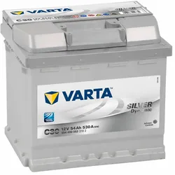 VARTA C30 Silver Dynamic 12V 54Ah 530A Autobatterie 554 400 053