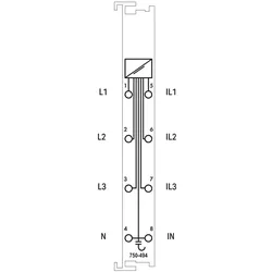WAGO 3-Phasen-Leistungsmessung 750-494/025-000
