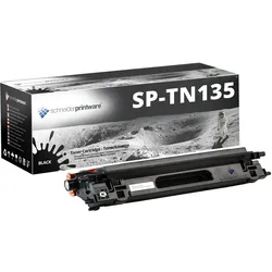 Schneiderprintware Toner 50% höhere Druckleistung ersetzt Brother TN-135BK  7.500 Seiten
