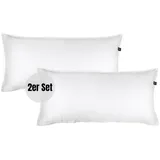 Schöner Wohnen Satin Bettwäsche PLAIN | 2er Set 80x40 cm