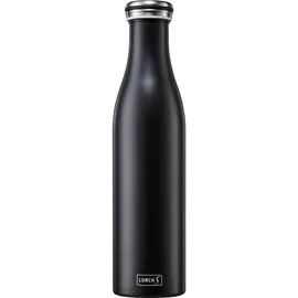 LURCH Isolierflasche Mattschwarz 0,75 l