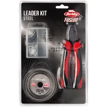 Berkley Fusion19 Raubfischangeln Leader Kit – Hecht-, Zander-, Barschangeln, Black / Red
