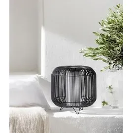 Dehner Solar-Laterne Bari Kunststoff/Metall Ø 30 cm Höhe 30 cm IP44 anthrazit