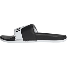 adidas Adilette Comfort Schlappen, Core Black/Ftwr White/Ftwr White, 40 1/2