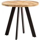 KADIMA DESIGN Esszimmertisch 80 x 75 x 80 cm braun