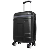 ABS Hartschalenkoffer Reisekoffer Trolley Bordgepäck Serie Luzern Schwarz Gr. M