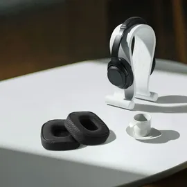 kwmobile 2x Ohrpolster kompatibel mit Marshall Major III / Major 3 Polster - Kopfhörer Polster aus Kunstleder für Over Ear Headphones - Schwarz