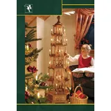 Tischpyramide Christi Geburt el.Betrieben Seiffen  Pyramide Erzgebirge NEU 14766