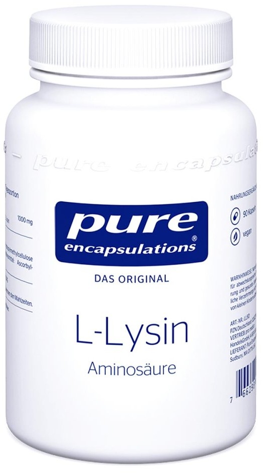 Pure Encapsulations L-Lysin Kapseln