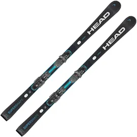 Head Supershape e-Speed Ski Set Schwarz 177 cm