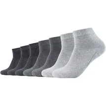 CAMANO 7er Pack Kurzsocken Grau 35-38