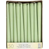 Papstar 50 STARPAK Kerzen jadegrün