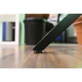 möbelliebling Esstisch Baumkante 140 x 76 x 80 cm beige/schwarz