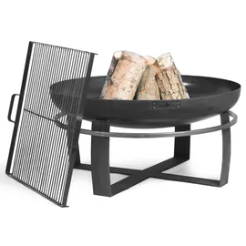 Cook King Feuerschale VIKING Ø 100 cm Schwarz
