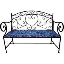 Hti-Living Gartenbank 109 x 58 x 93 cm Schwarz