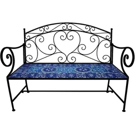 Hti-Living Gartenbank 109 x 58 x 93 cm Schwarz