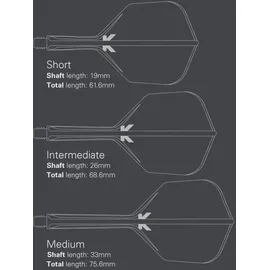 traget-deutsch Target K-Flex No 6 Flight-System - Schwarz - 33mm/medium