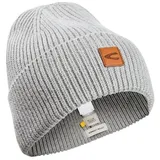 CAMEL ACTIVE Beanie aus einem Baumwoll-Kaschmir-Mix in Steingrau | Gr.: onesize