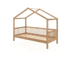 Vipack Hausbett Kinderbett 90x200 Kindermöbel Lattenrost Spielbett Eiche massiv geölt