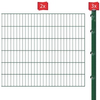 Arvotec Einstabmattenzaun "ESSENTIAL 120 zum Einbetonieren" Zaunelemente Zaunhöhe 120 cm, Zaunlänge 2 - 60 m Gr. H/L: 120 cm x 4 m H/L: 120 cm, grün (dunkelgrün) Zaunelemente