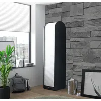 Mäusbacher Big System Office Rollladenschrank 46 x 44 x 192 cm schwarz/weiß