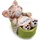 NICI Sleeping Pets Katze Bengal 12 cm Braun
