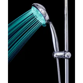 Schütte Handbrause LED Wellness Duschkopf, 3 Strahlarten, Duschbrause mit 7 Farbvarianten